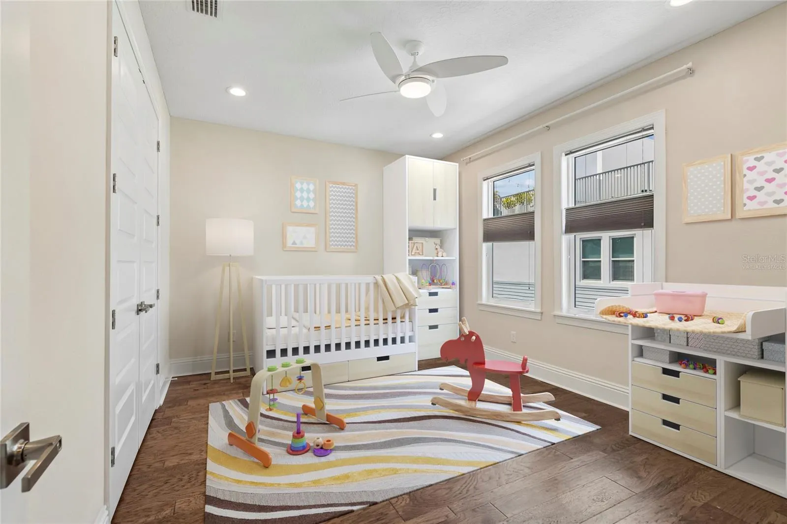 Second Bedroom as Nursery “virtually staged”