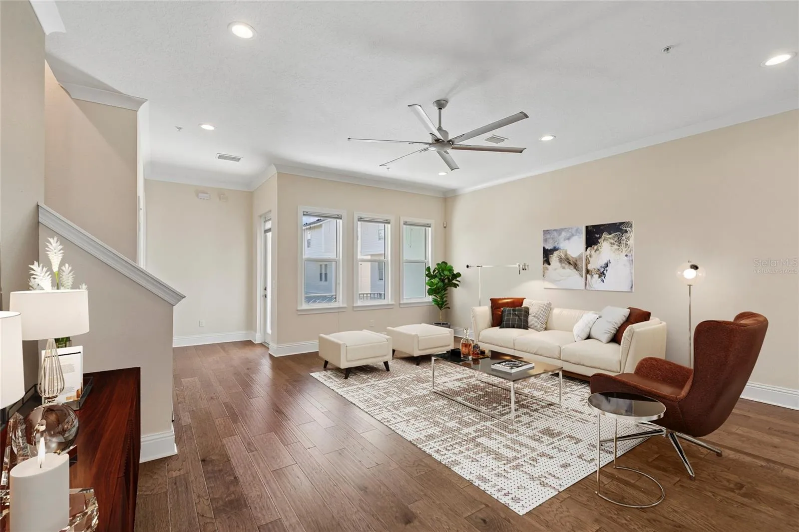 Living Room “virtually staged”