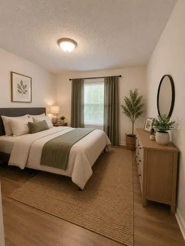 virtually staged 1st bedroom