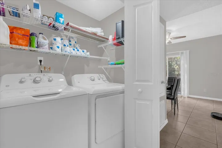 Laundry room inside