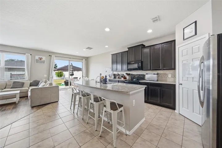 Kitchen / Living Room / Dining Room Combination
