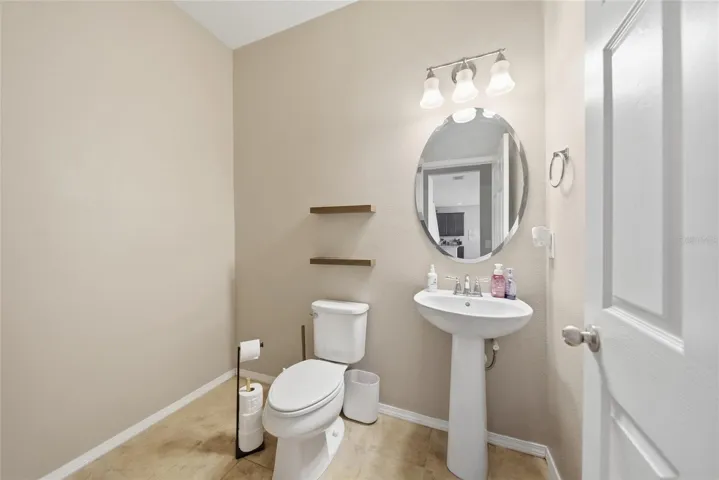 First Floor Power Bathroom
