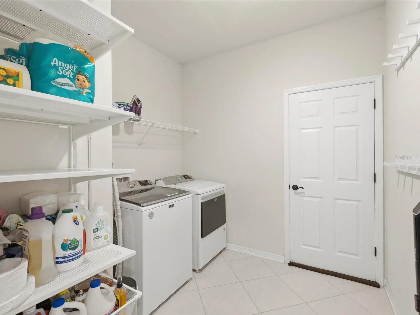 inside laundry room
