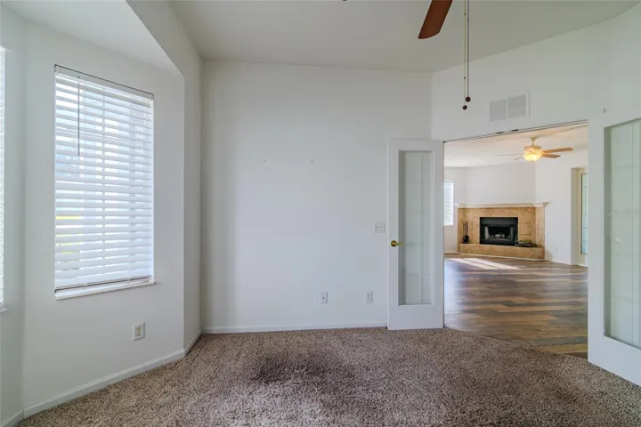 Office/Den - close to living room and kitchen with bay window