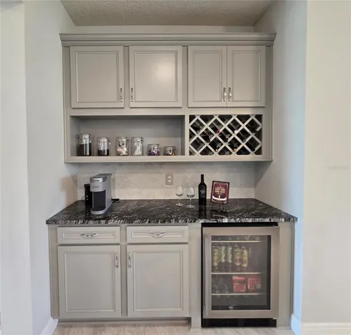 Custom Beverage bar with Refligerator