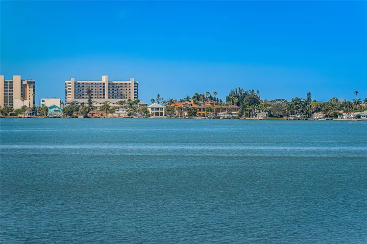 Living room wide open water view