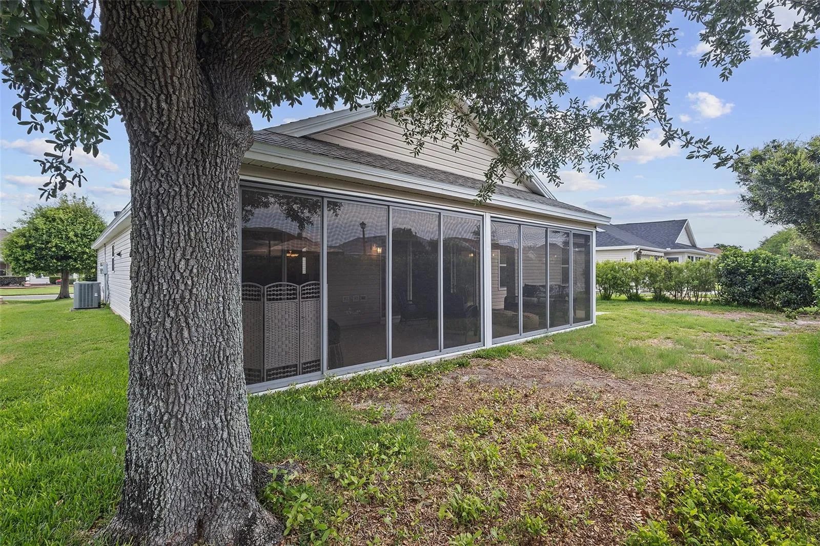 private rear yard