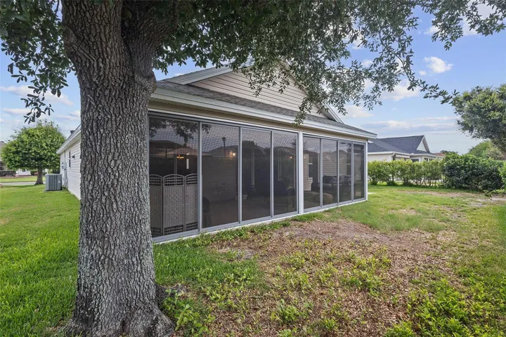 private rear yard