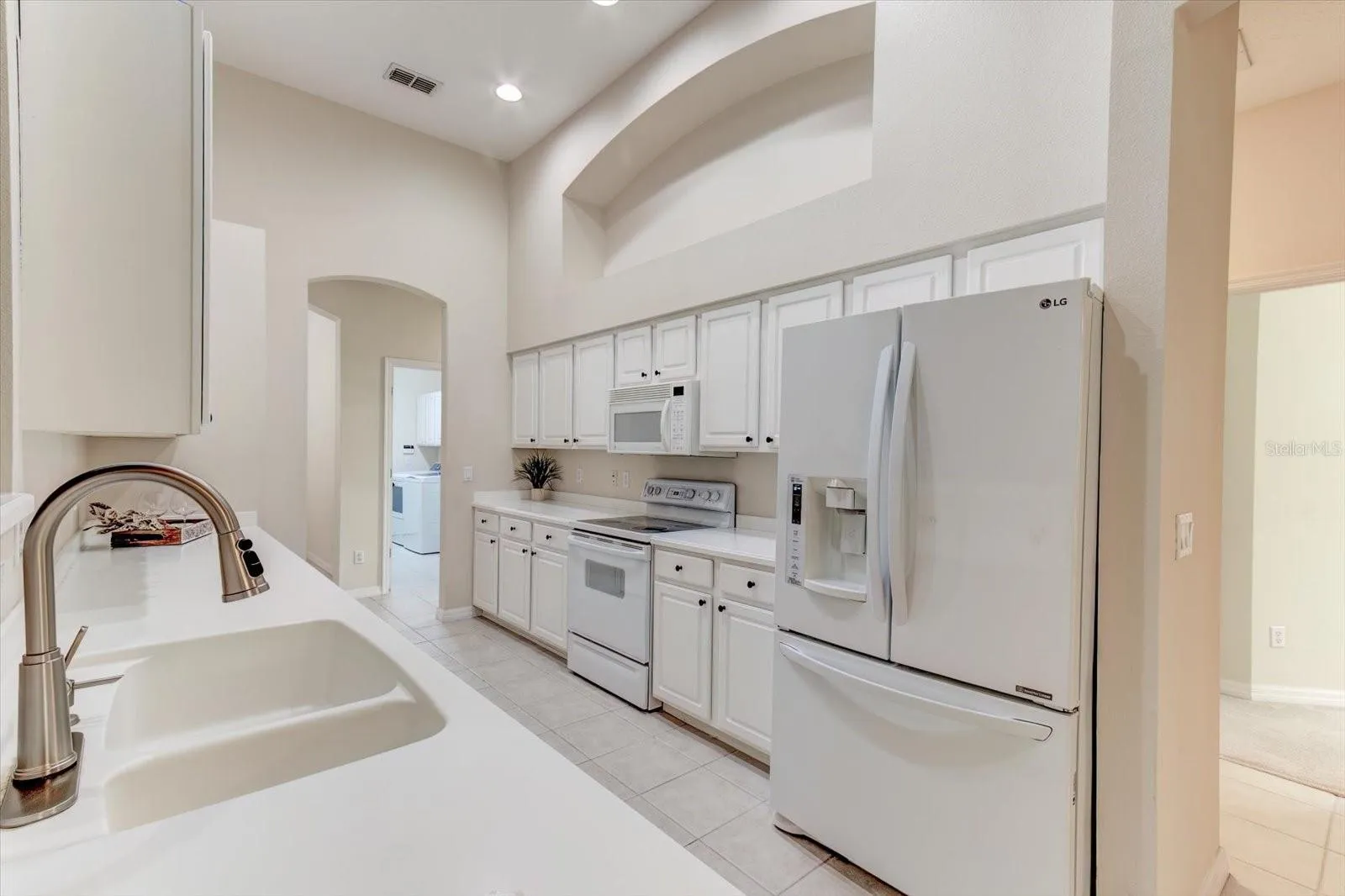 Beautiful high ceilings all throughout the home