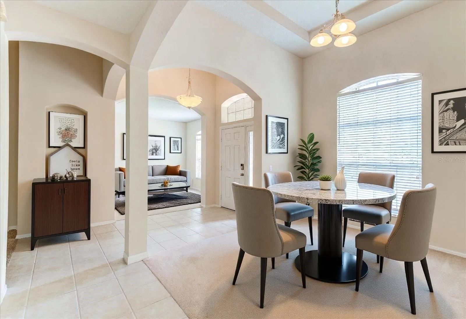 Formal dining and formal sitting room