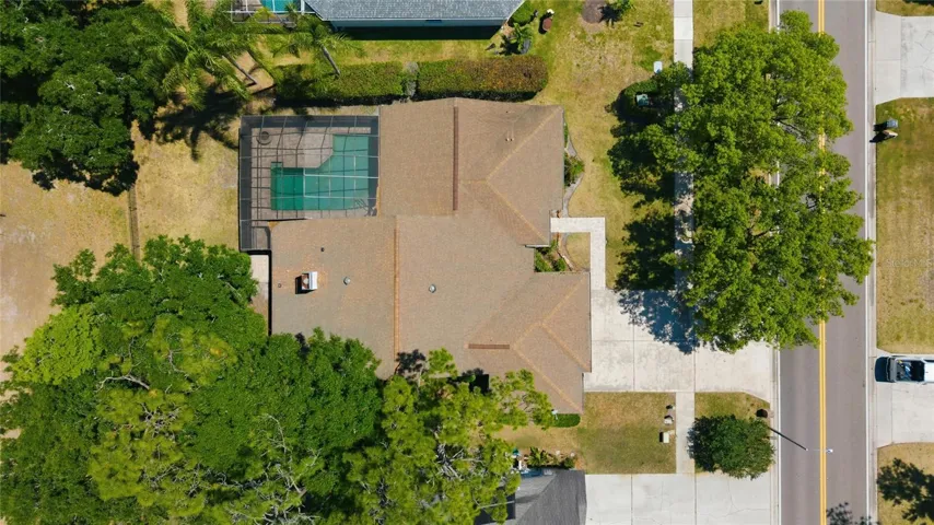 Top-Down Aerial View of Home