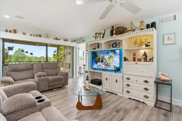Living room/electric shade for sliding door