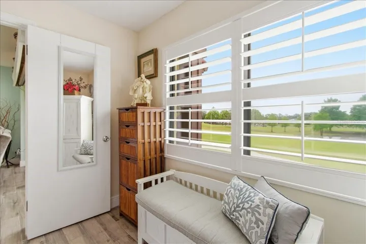Primary Bedroom/ Plantation Shutters