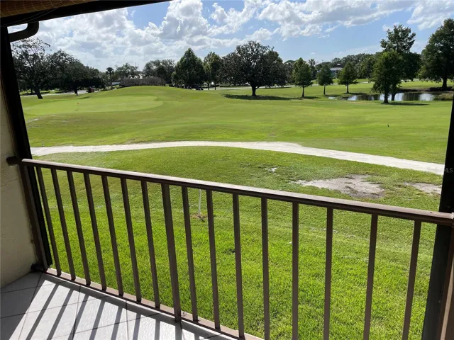 2nd Green, Clubhouse in background