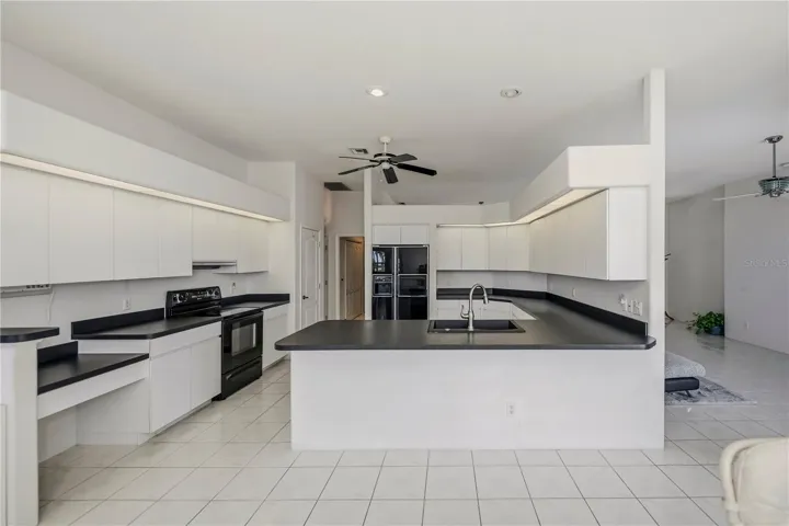 spacious kitchen