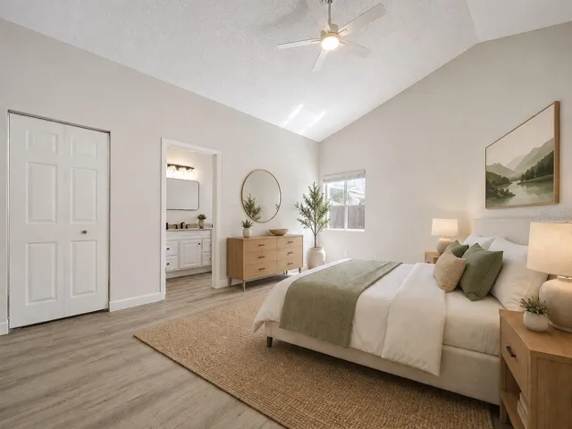 Primary Suite-Virtually Staged