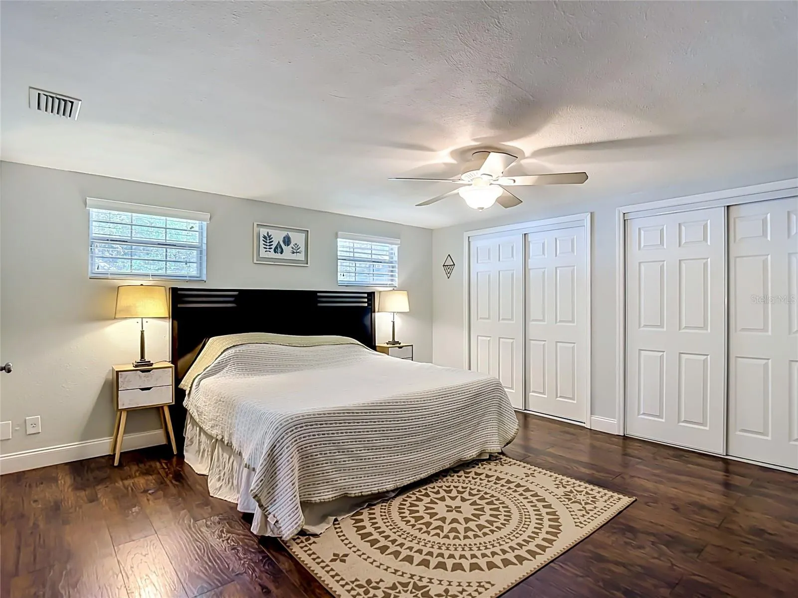 Primary Bedroom fits your King Size Bed and More