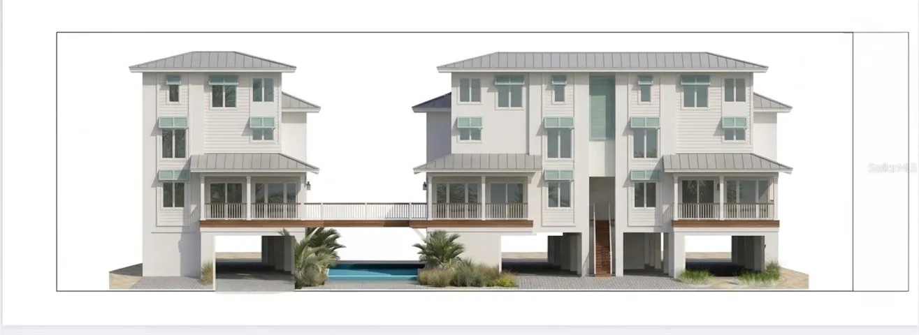 Exterior -Unit C on left