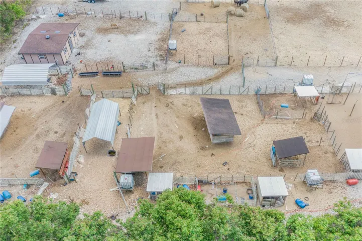 Arial View to the livestock shelter.