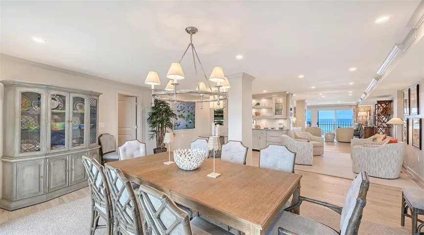 Dining room - looking toward west balcony