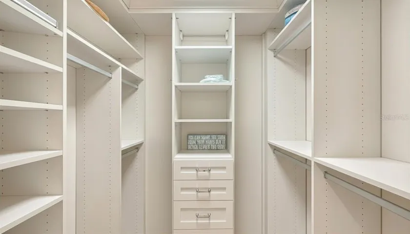 Primary bath #1 -Custom Walk-in Closet
