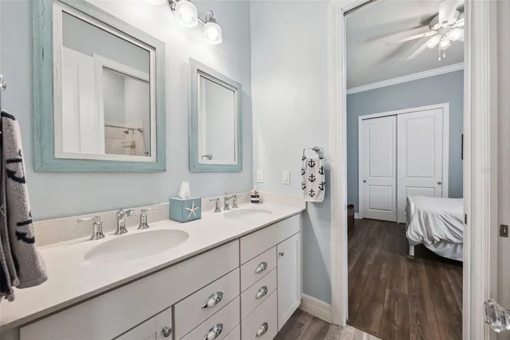 Jack and Jill bathroom