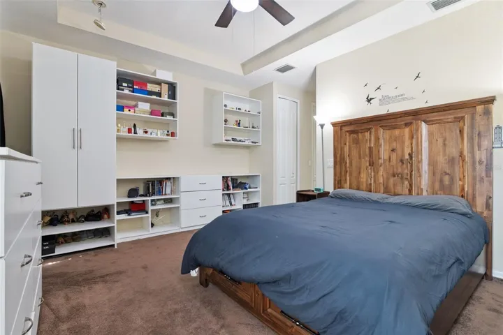 Primary bedroom with built-ins