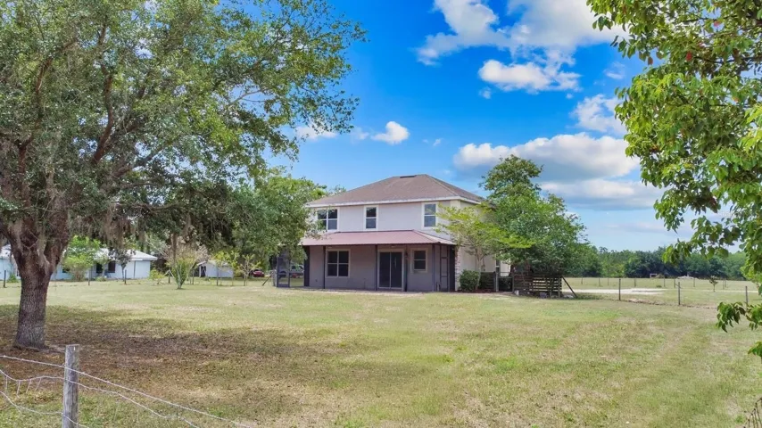 Large backyard