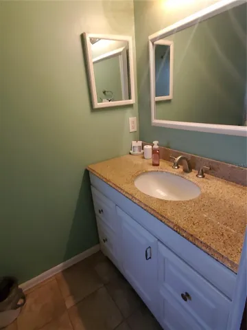 Master bathroom vanity