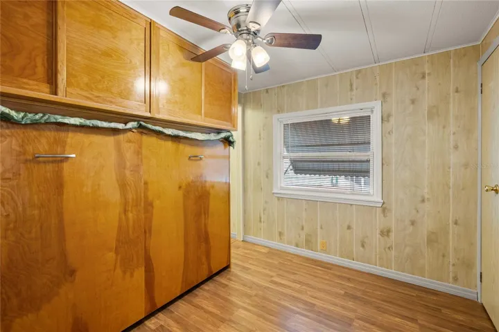 Bedroom two has murphy bed.
