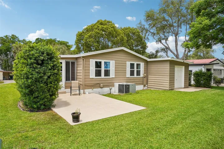 Rear Exterior with Back Patio