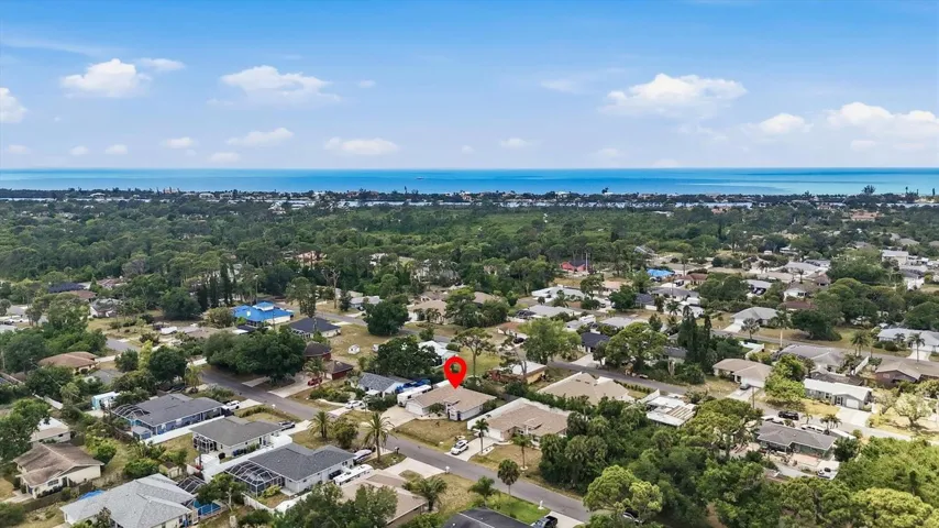 Aerial View Showing Manasota Beach Area