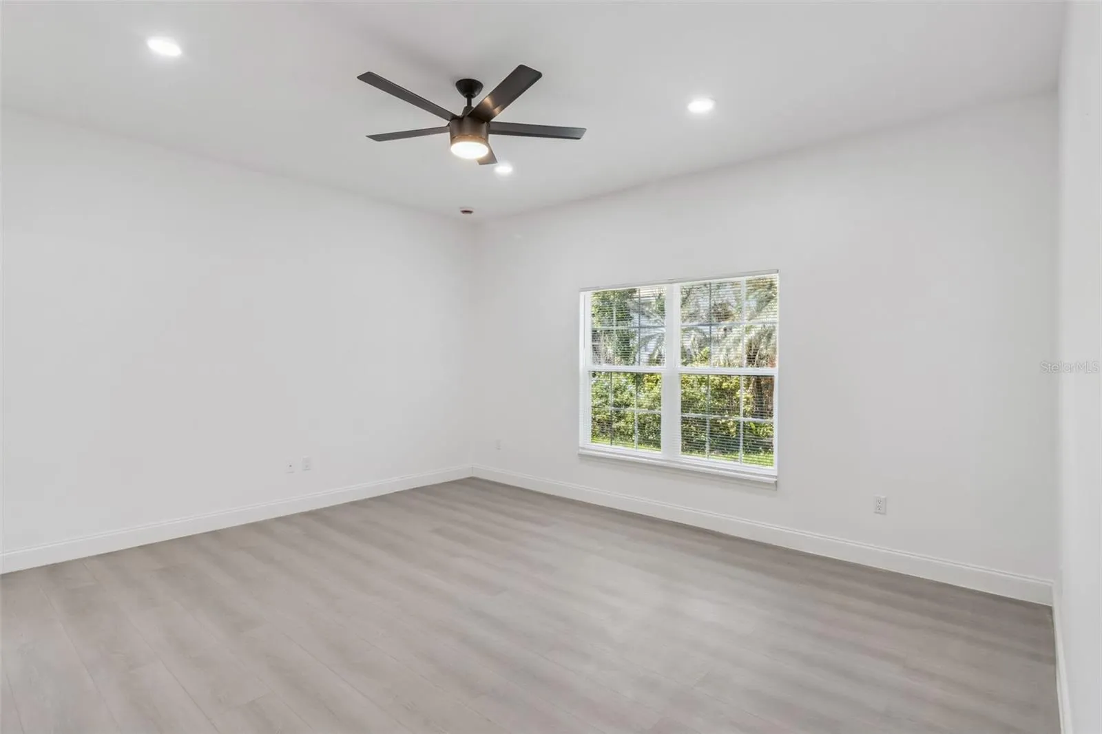 Primary Bedroom with Recessed Lighting, Ceiling Fan with Remote Control