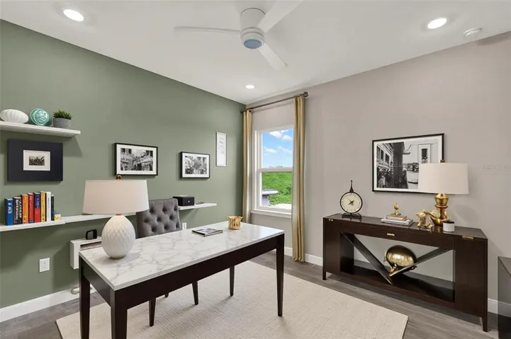 Virtually staged - bedroom or office?  you pick!