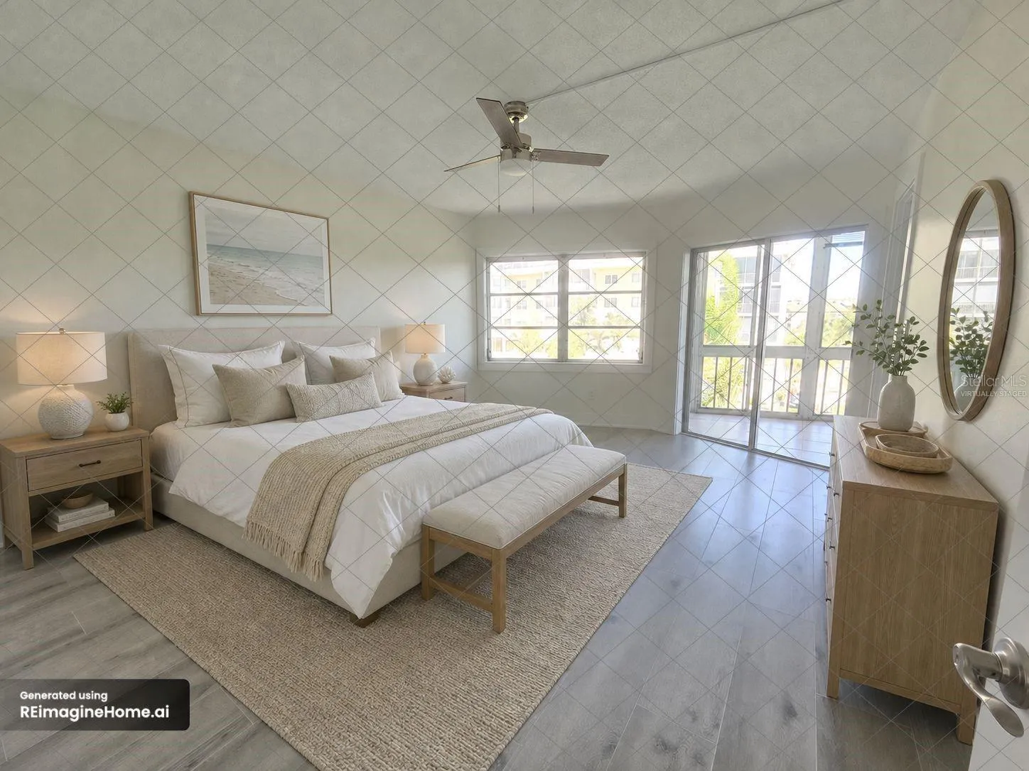 Virtually Staged main bedroom photo