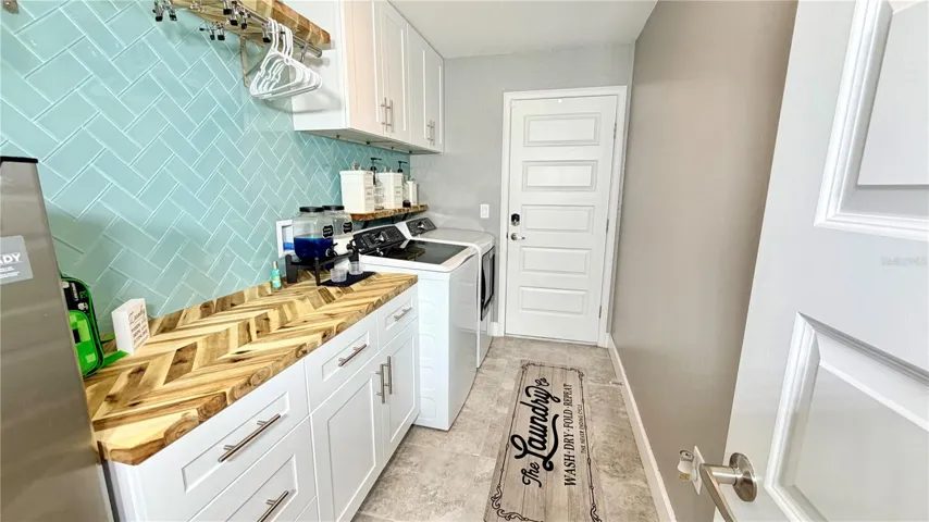 Remodeled Laundry room