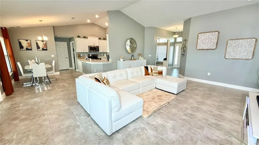 View of the open floor plan