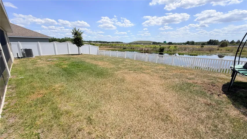 Huge backyard