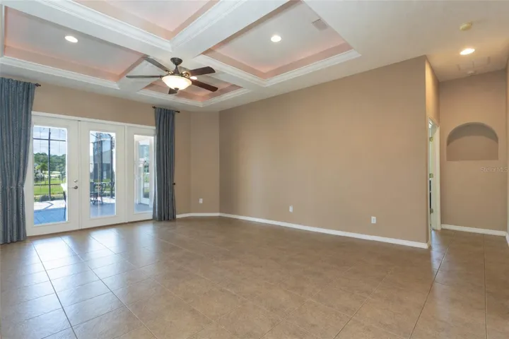 Furniture virtually removed from photo