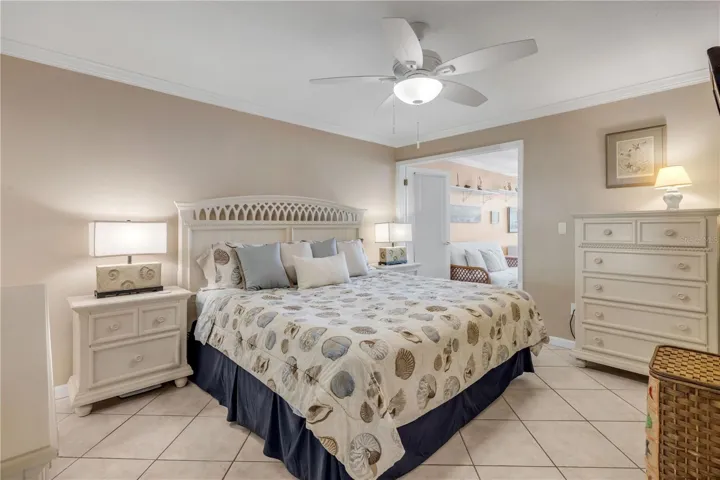 Primary Bedroom with King sized bed