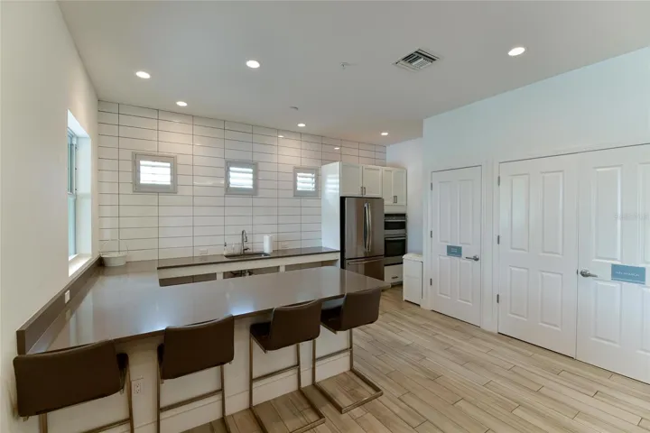 kitchen in clubhouse