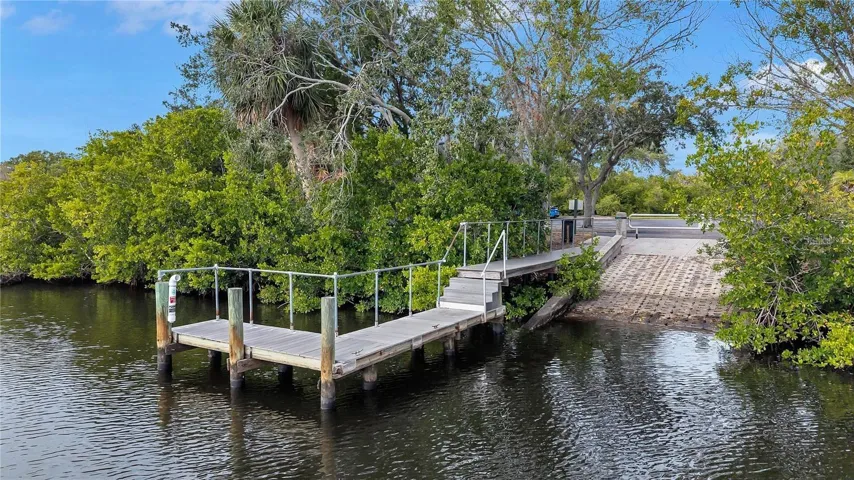 Community boat ramp and fishing dock~