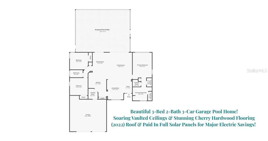 You'll love this split & open plan with pool views from nearly every room~