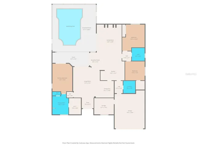 room marked as storage could be office/bonus/storage or possible 4th bed