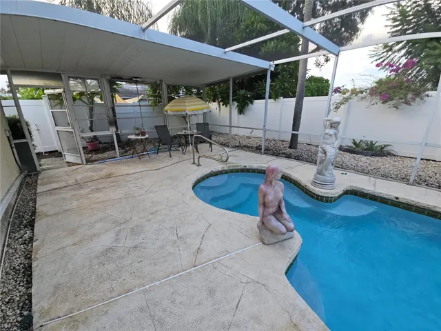 West end of pool