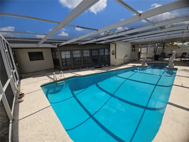 Pool with room for Outdoor furniture
