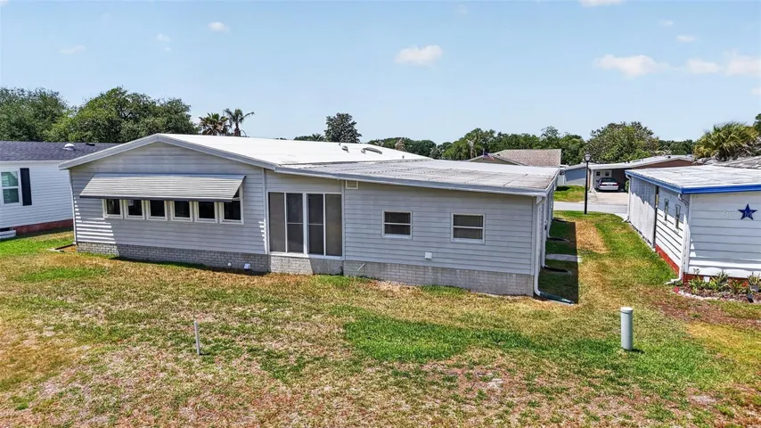 Rear view of Home