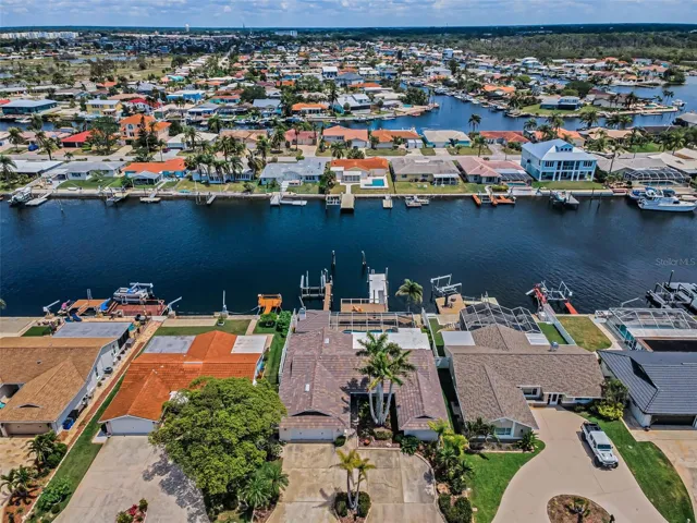 aerial view of home