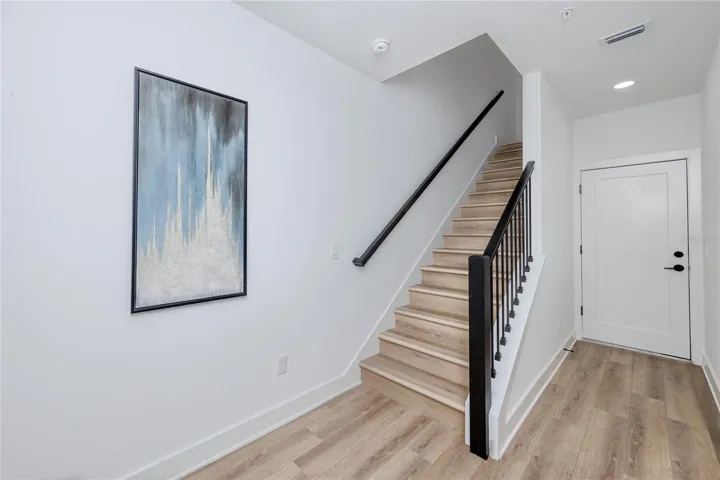 Stairway up to Second Level