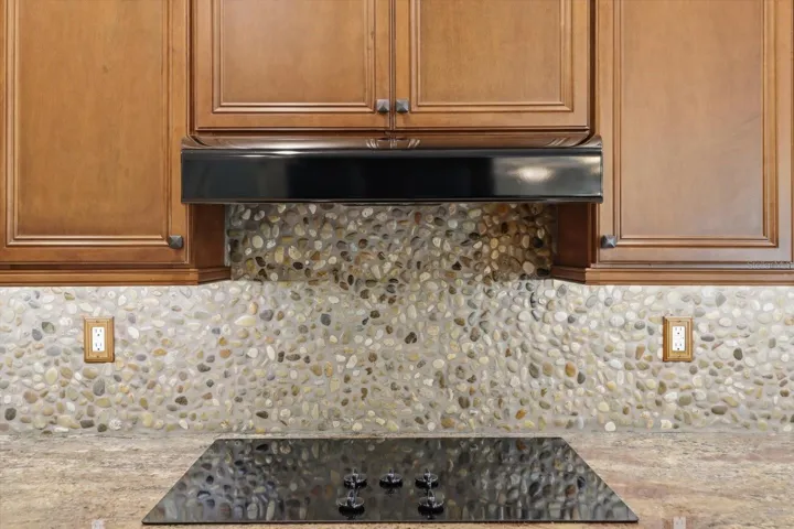 River Rock Backsplash
